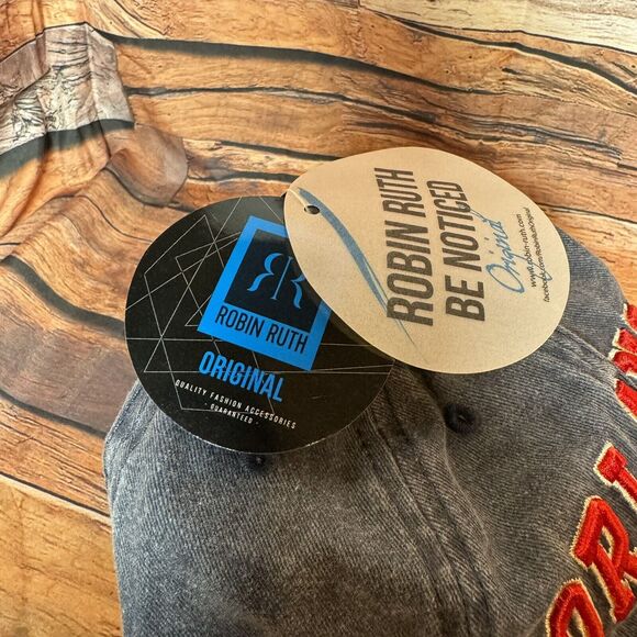 Robin Ruth Orlando Florida Faded Blue/Grey Baseball Cap Original 1885 Strapback - Picture 8 of 8